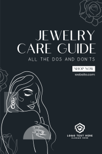 Women Jewelry Line art Pinterest Pin