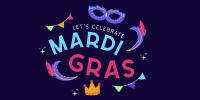 Mardi Gras Festival Twitter Post