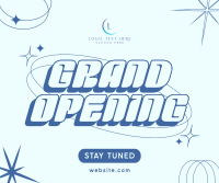 Y2K Grand Opening Facebook Post