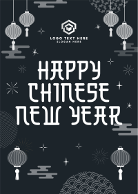 Chinese New Year Lanterns Poster