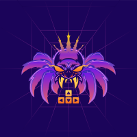 Futuristic Web Spider Twitch Profile Picture