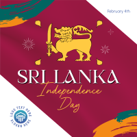 Sri Lanka Independence Linkedin Post