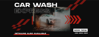 Premium Car Wash Express Facebook Cover Image Preview