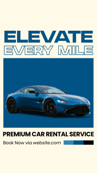 Premium Car Rental Facebook Story