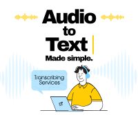 Professional Transcriber Facebook Post Image Preview