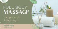 Massage Promo Twitter Post