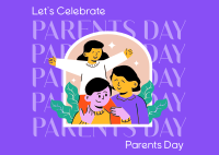 Global Day Of Parents Postcard example 2