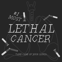 Lethal Lung Cancer Linkedin Post