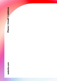 Bright Gradient Letterhead Image Preview