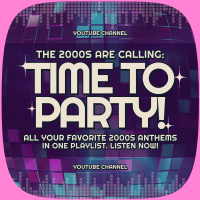 2000s Party Playlist Instagram Post Design