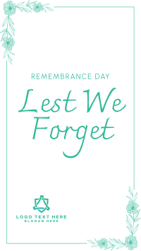 Remembrance Day Facebook Story