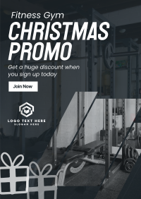 Christmas Fitness Poster