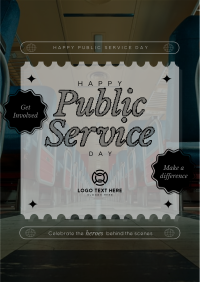 Modern Nostalgia Public Service Day Flyer