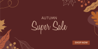 Autumn Leaves Sale Twitter Post