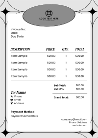 Generic Minimal Line  Invoice