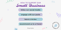 Support Small Business Twitter Post