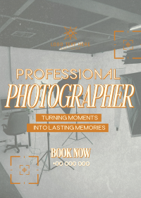 Studio Professional Photographer Poster