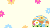 Blooming Season Zoom Background