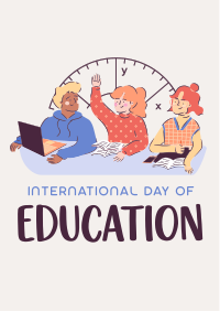 Students International Education Day Flyer