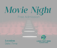 Movie Night Cinema Facebook Post