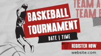 Sports Basketball Tournament Facebook Event Cover