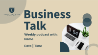 Startup Business Podcast Facebook Event Cover