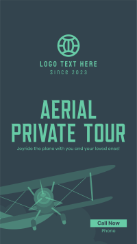 Aerial Private Tour Instagram Story