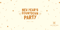 New Year Countdown Party Twitter Post Image Preview