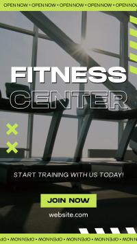 Fitness Training Center Instagram Story