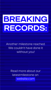 Minimalist Milestones Instagram Story