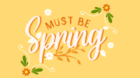 Must be Spring Facebook Event Cover