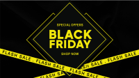 Black Friday Flash Sale Facebook Event Cover