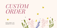 Flower Garden Twitter Post