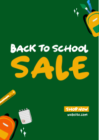 Back to School Sale Poster