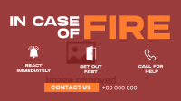 Fire Safety Precaution Animation