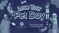 Quirky Pet Love Facebook Event Cover