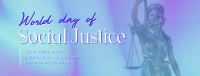 World Social Justice Day Facebook Cover