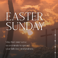 Easter Holy Cross Reminder Instagram Post