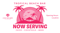 Tropical Beach Bar Animation