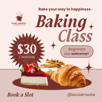 Baking Class Minimalist Instagram Post Image Preview