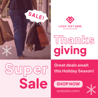 Super Sale this Thanksgiving Instagram Post