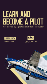 Flight Training Program Instagram Story