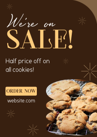 Baked Cookie Sale Poster