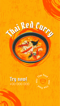 Thai Red Curry Facebook Story