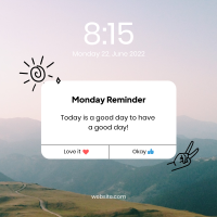 Pop-Up Reminder Instagram Post