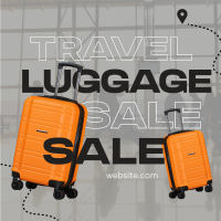 Travel Luggage Sale Instagram Post