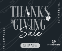 Thanksgiving Autumn Shop Sale Facebook Post