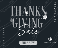 Thanksgiving Autumn Shop Sale Facebook Post Image Preview