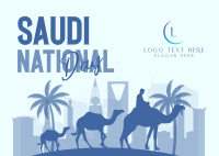 Celebrate Saudi National Day Postcard