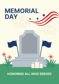 Memorial Day Tombstone Flyer